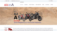 Desktop Screenshot of abidesurucukursu.com